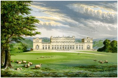 Harewood House, Yorkshire, hogar del Conde de Harewood, c. 1880 de Unbekannt