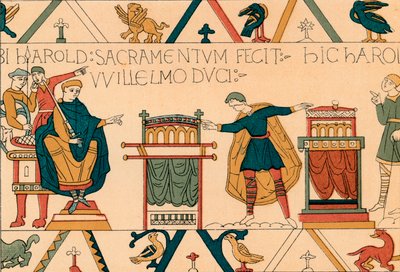 Juramento de lealtad de Harold a Guillermo de Normandía, siglo XIX de Unbekannt