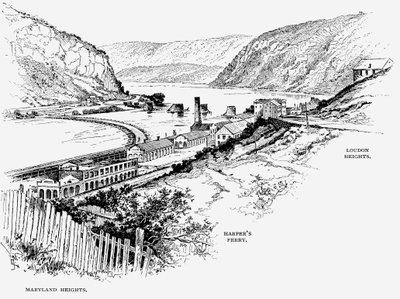 Harpers Ferry, Virginia Occidental, c. 1870 de Unbekannt