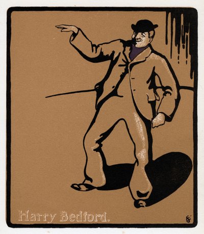 Harry Bedford, artista de teatro, finales del siglo XIX de Unbekannt
