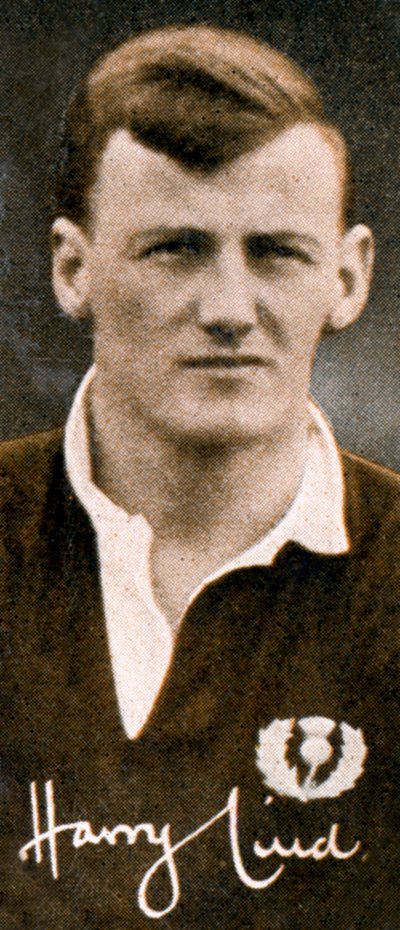 Harry Lind 1906-1986, jugador internacional de rugby de Escocia, 1935 de Unbekannt