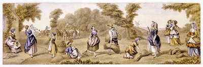 Tiempo de Cosecha, c. 1855 de Unbekannt