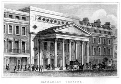 Teatro Haymarket, Westminster, Londres, siglo XIX de Unbekannt