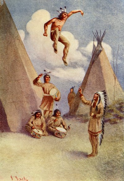 Saltó tan alto que cada hueso de su cuerpo se sacudió, 1914 de Unbekannt