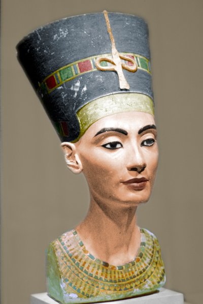 Cabeza de la reina Nefertiti de Egipto de Unbekannt