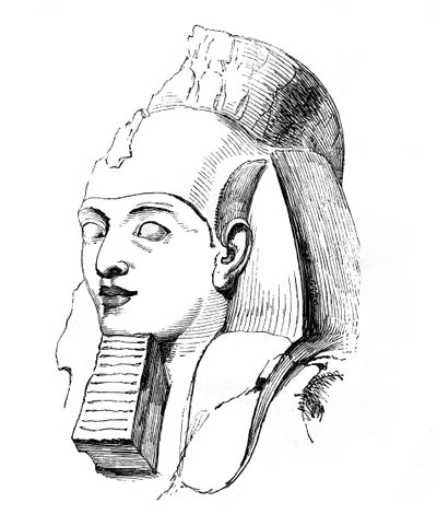 Cabeza de Ramsés, 1848 de Unbekannt