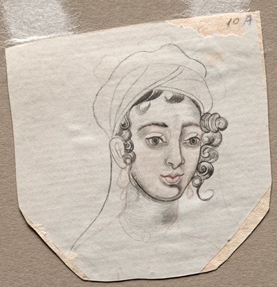Cabeza de un joven, principios de 1800 de Unbekannt