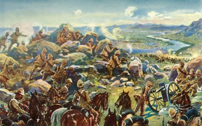 Deteniendo a Cronje - El General French Bloqueando el Camino en Koodoosrand Drift de Unbekannt