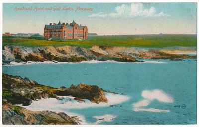 Hotel Headland y campos de golf, Newquay, c. 1910 de Unbekannt
