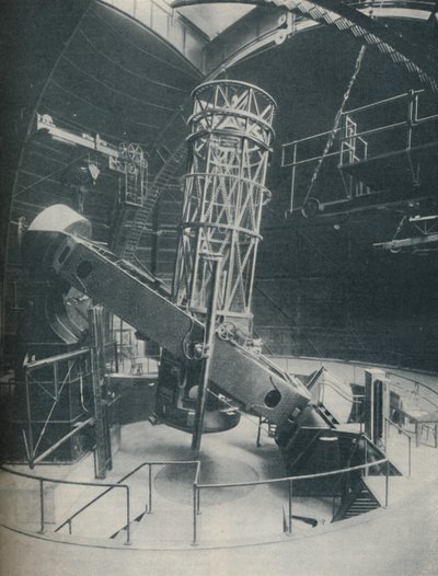 Rodeado de acero y concreto, el reflector de 100 pulgadas, c1935 de Unbekannt