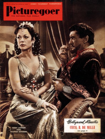 Hedy Lamarr 1914-2000 y George Sanders 1906-1972, actores, 1950 de Unbekannt