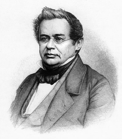 Heinrich Friedrich Emil Lenz, físico ruso-alemán, siglo XIX de Unbekannt