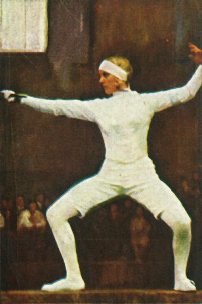 Helene Mayer, campeona mundial de esgrima alemana, 1928 de Unbekannt