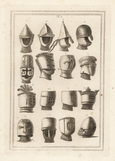 Cascos de los grandes sellos de reyes y barones de Unbekannt