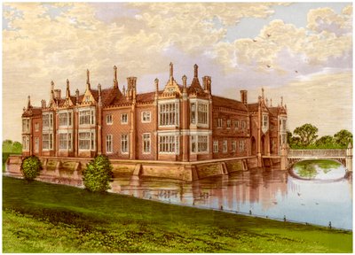 Helmingham Hall, Suffolk, hogar del Barón Tollemache, c1880 de Unbekannt