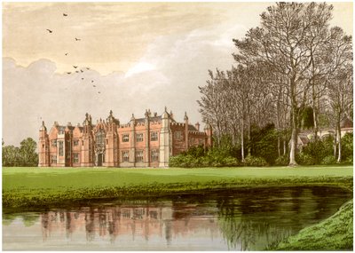 Hengrave Hall, Suffolk, hogar de la familia Gage, c. 1880 de Unbekannt