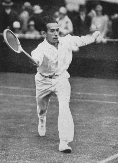 Henri Cochet, el jugador más rápido de su tiempo, Wimbledon, 1927 de Unbekannt