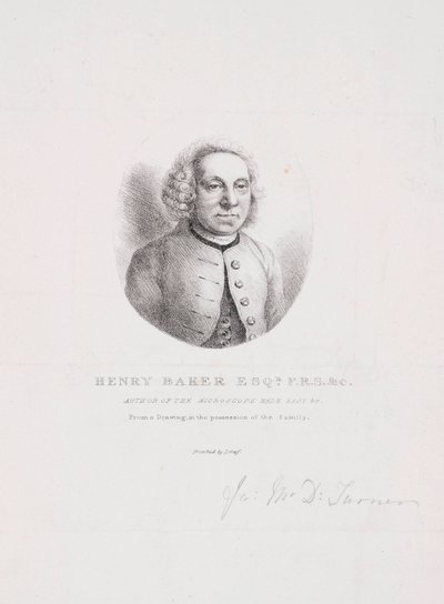 Henry Baker, naturalista de Unbekannt