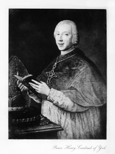 Henry Benedict Stuart como Cardenal Duque de York, 1907 de Unbekannt