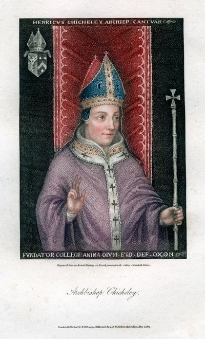 Henry Chicheley, Arzobispo de Canterbury, 1805 de Unbekannt