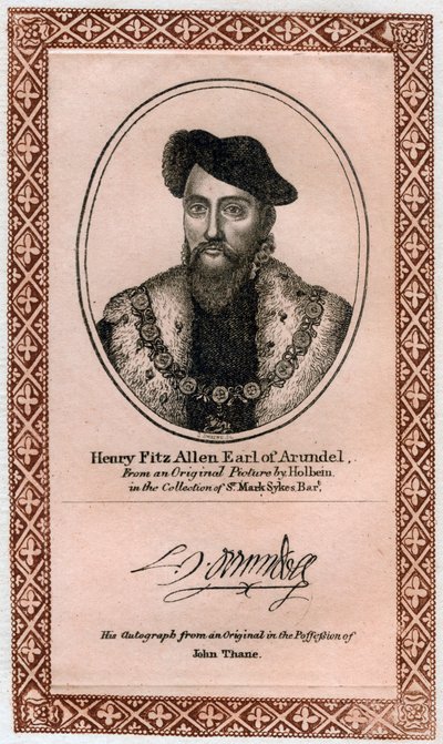 Henry Fitzalan, 19º Conde de Arundel de Unbekannt