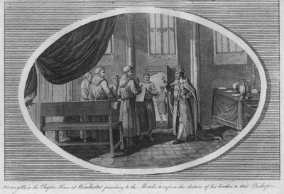 Enrique III en la Sala Capitular de la Catedral de Winchester de Unbekannt