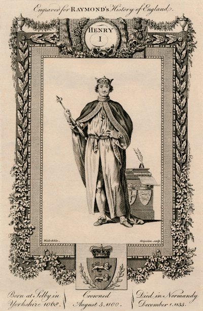 Enrique I, 1068-1135, c1787 de Unbekannt