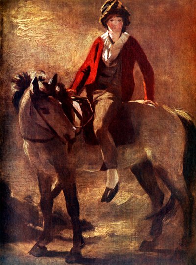 Henry Raeburn en un Pony Gris, c1796, 1924 de Unbekannt