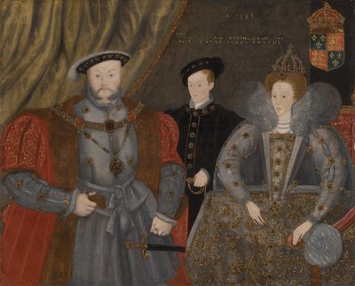 Enrique VIII, Isabel I y Eduardo VI, 1597 de Unbekannt