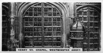 Capilla de Enrique VII, Abadía de Westminster, Londres, c1920s de Unbekannt