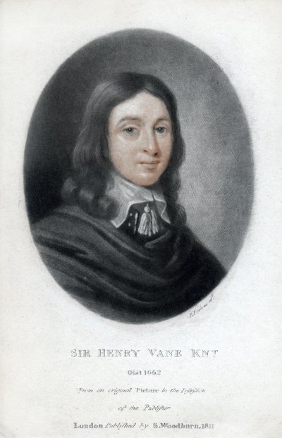 Henry Vane el Joven, estadista y miembro del Parlamento, 1811 de Unbekannt