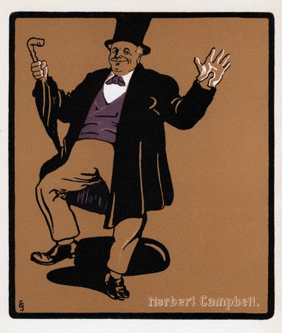 Herbert Campbell 1844-1904, comediante de Drury Lane, siglo XIX de Unbekannt