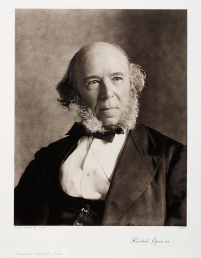 Herbert Spencer, filósofo social inglés de Unbekannt