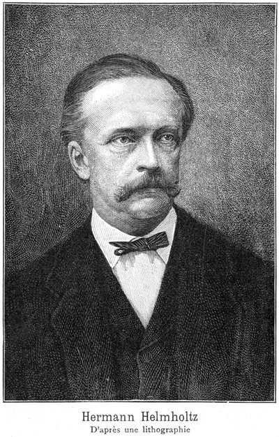Hermann von Helmholtz 1821-1894, físico alemán, siglo XIX de Unbekannt