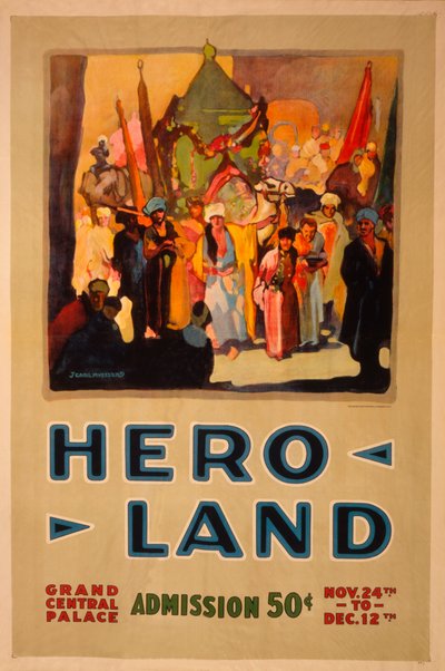 Póster de Hero Land, Nueva York, Nueva York de Unbekannt