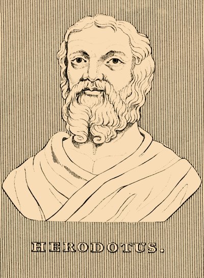 Heródoto, c484-c425 a.C., 1830 de Unbekannt