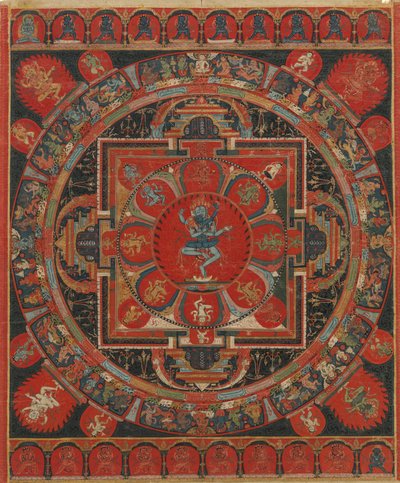 Hevajra Mandala, siglo XV de Unbekannt