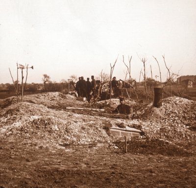 Batería oculta, c1914-c1918 de Unbekannt