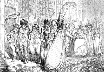 Cambio alto en Bond Street - ou - la Politesse du Grand Monde, 1796 de Unbekannt