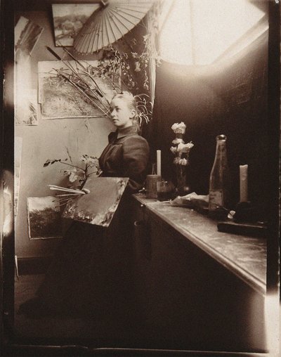 Hilma af Klint en la Kungliga Akademien en Estocolmo, 1885 de Unbekannt