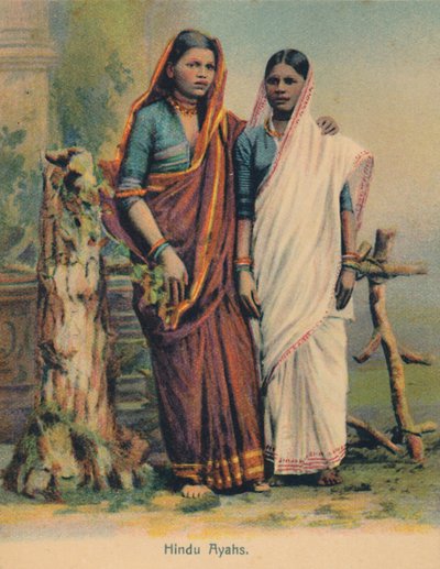 Ayahs hindúes, c. 1910 de Unbekannt