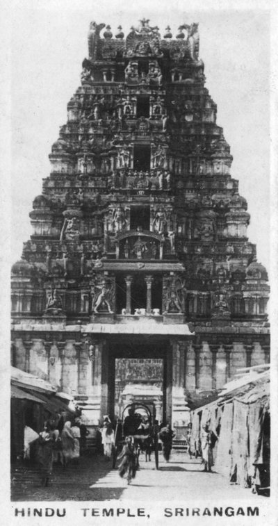 Templo hindú, Srirangam, India de Unbekannt