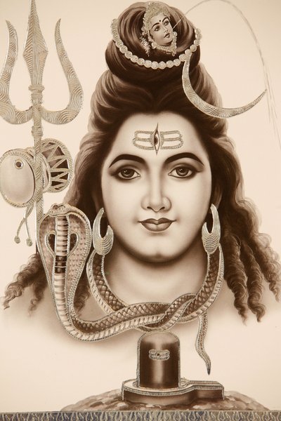Dios hindú Shiva, India de Unbekannt