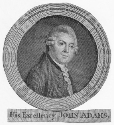 Su Excelencia John Adams, c1783 de Unbekannt