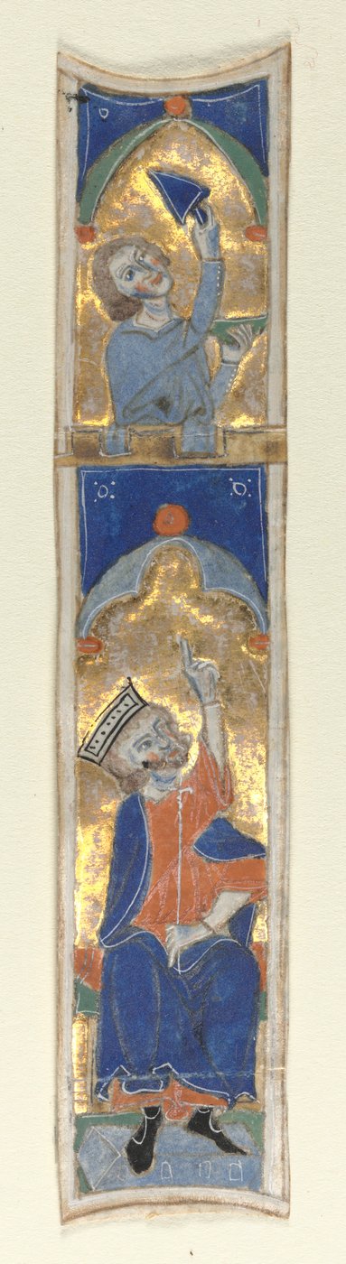 Inicial historiada I excisa de una Biblia de Unbekannt