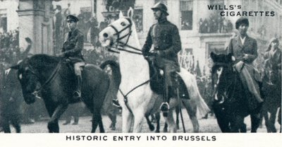 Entrada histórica en Bruselas, 1918 1937 de Unbekannt
