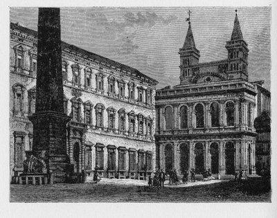 Historia de la Antigua Roma. La Archibasílica de San Juan de Letrán es la iglesia catedral de la Diócesis de Roma y la sede eclesiástica oficial del Obispo de Roma, que es el Papa. de Unbekannt