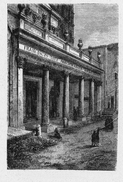 Historia de la Antigua Roma. Santa Cecilia en Trastevere es una iglesia del siglo V en Roma, Italia, dedicada a Santa Cecilia, en el rione de Trastevere. de Unbekannt