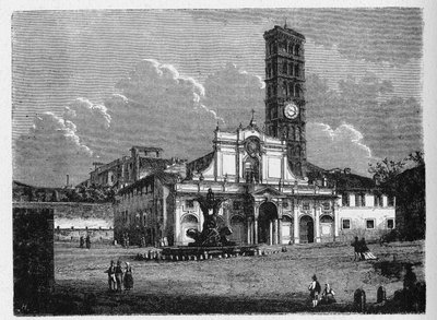 Historia de la antigua Roma. Santa Maria in Cosmedin es una iglesia basílica menor en Roma, Italia. Está ubicada en el rione de Ripa. de Unbekannt