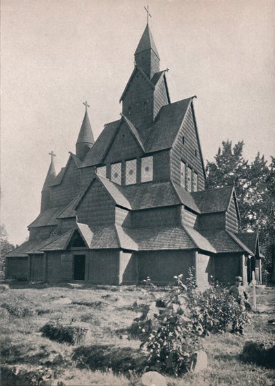 Iglesia de Madera de Hitterdal, 1914 de Unbekannt